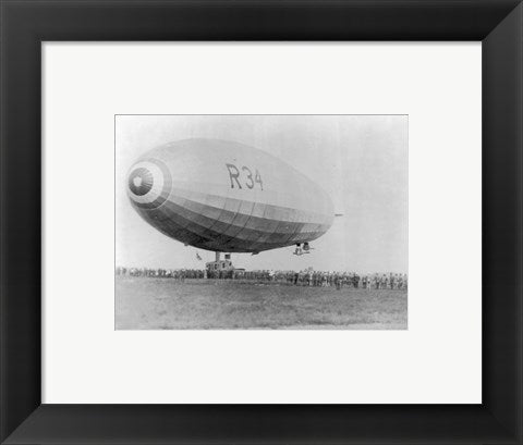 Landing of British Dirigible R-34 at Mineola, Long Island, N.Y.