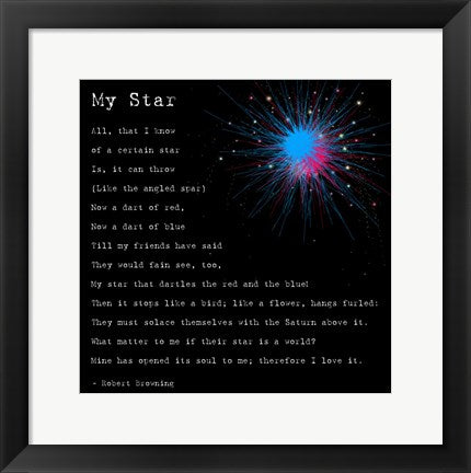 My Star by Robert Browning