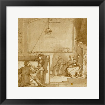 Taddeo in the House of Giovanni Piero Calabrese by Federico Zuccaro
