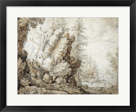 Landscape with Waterfall by Roelandt Savery
