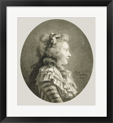 Portrait of a Young Lady in Profile by Henri Pierre Danloux