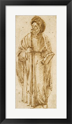 Standing Man Wearing A Turban by Giovanni Bellini
