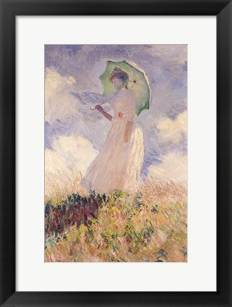 Woman with Parasol turned to the Left, 1886 by Claude Monet