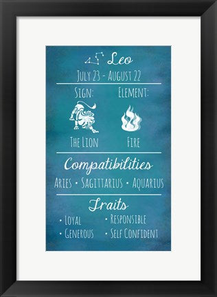 Leo Zodiac Sign by Veruca Salt
