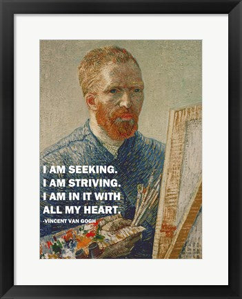 Seeking -Van Gogh Quote by Quote Master
