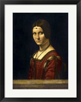 La Belle Ferroniere by Leonardo Da Vinci