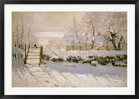 The Magpie, 1869 by Claude Monet