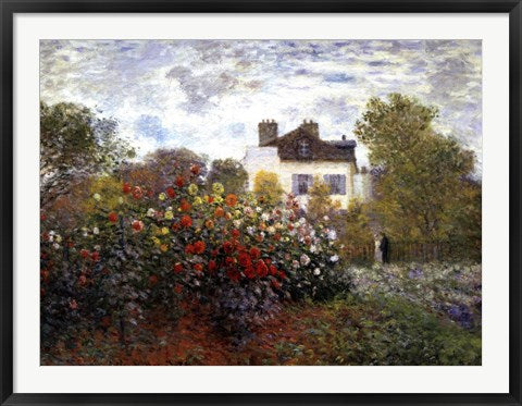 The Artist's Garden in Argenteuil (A Corner of the Garden with Dahlias), c.1873 by Claude Monet