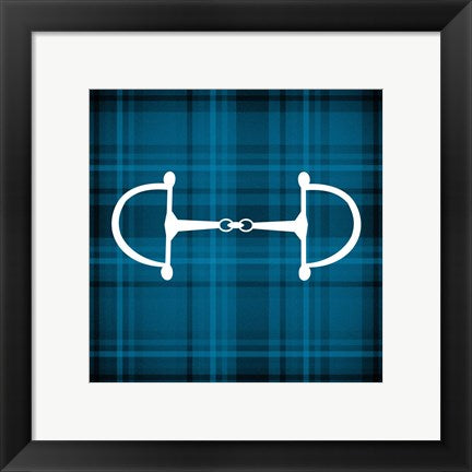 Horse Bit - Blue Checkered by Sports Mania