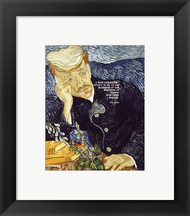 At the Beginning - Van Gogh Quote 1 by Quote Master