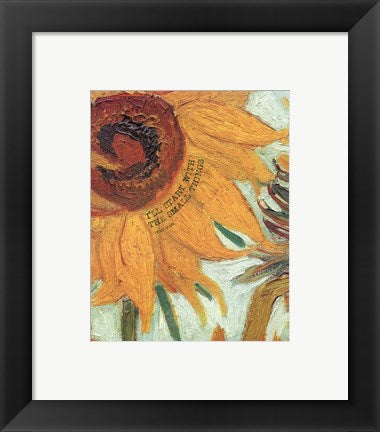 Small Things - Van Gogh Quote 2 by Quote Master
