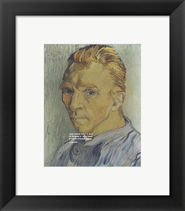 At the Beginning - Van Gogh Quote 2 by Quote Master