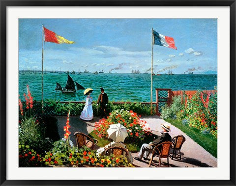 The Terrace at Sainte-Adresse, 1867 by Claude Monet