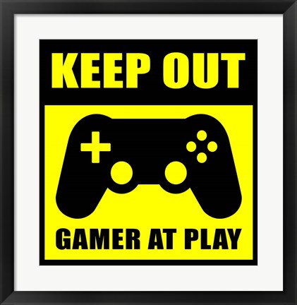 Keep Out Gamers At Play by Color Me Happy