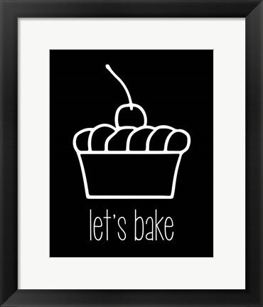 Let's Bake - Dessert I Black by Color Me Happy