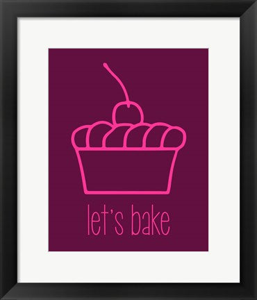 Let's Bake - Dessert I Magenta by Color Me Happy