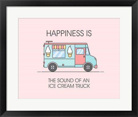 Ice Cream Truck Blue by Color Me Happy