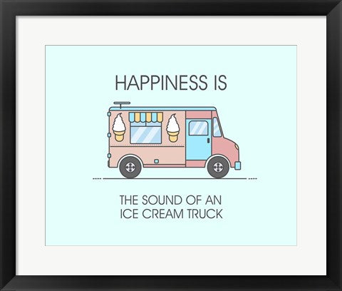 Ice Cream Truck Pink by Color Me Happy