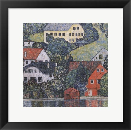 Houses at Unterach on the Attersee by Gustav Klimt
