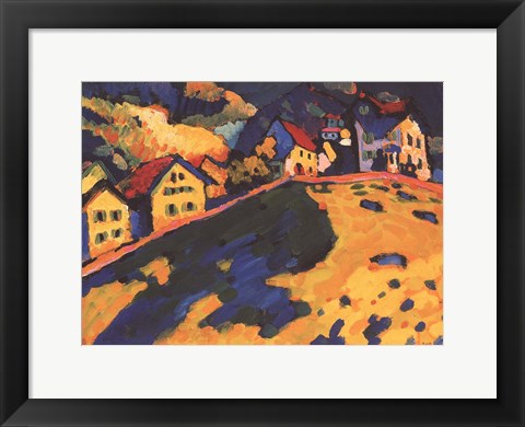 Houses on a Hill, 1909 by Wassily Kandinsky