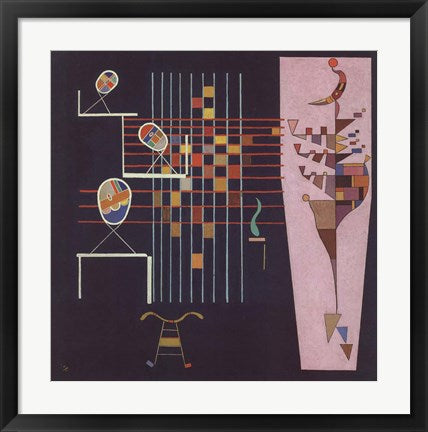 Les Trois Ovales, c.1942 by Wassily Kandinsky