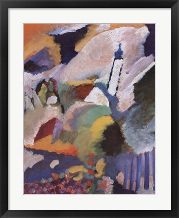 Kirche in Murnau, 1910 by Wassily Kandinsky
