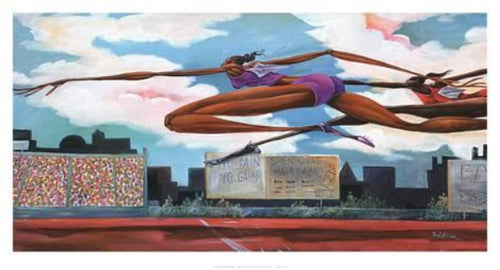 Fly Girls by Frank Morrison - Empowering & Stylish Wall Art Print 20.5 x 38 Inch