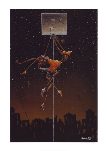Alpha Fly Slam by Frank Morrison Art Print - Dynamic 34x24 " Urban Wall Decor