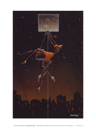 Alpha Fly Slam by Frank Morrison - Dynamic Urban Art Print for Small Spaces