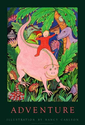 Adventure by Nancy Carlson - Inspiring Wall Art Print for Home & Office Decor | 31.5 x 21