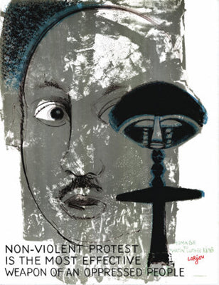 Martin Luther King Jr. Art Print by Lorjou | Civil Rights Leader Wall Art Décor
