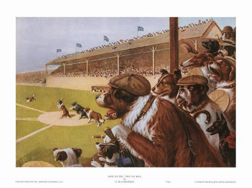 One to Tie, Two to Win by C.M. Coolidge Wall Art Décor 12 x 16 inch Art Print