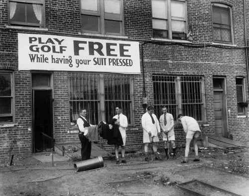 Free Golf by Anon Wall Art Décor 22 x 28 inch Art Print