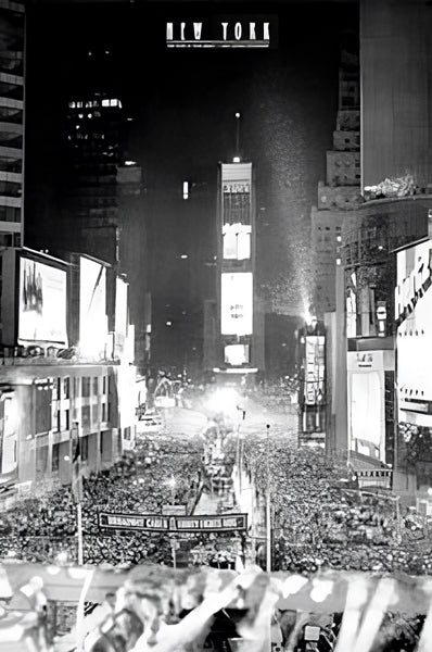 New Year's Eve Times Square Art Print by Jerry Driendl - Iconic NYC Wall Decor