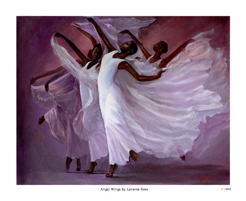 Lavarne Ross Angel Wings Mini Art Print - Inspiring Wall Art Decor