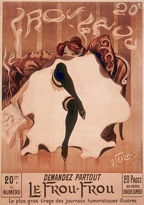 Le Frou-Frou by Lucien-Henri Weiluc Art Print - French Vintage Wall Decor