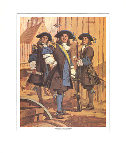 Le Régiment de Carignan-Salières 1665 by Tom McNeely - Historical Military Art Print