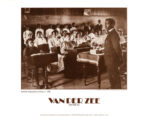 Whittier Preparatory School, c. 1908 by James Van Der Zee Art Print - Vintage Wall Décor