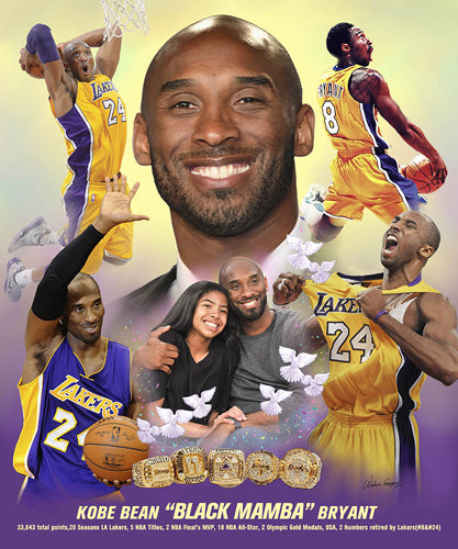 Mamba Love by Wishum Gregory Wall Art Décor 20 x 16 inch Art Print