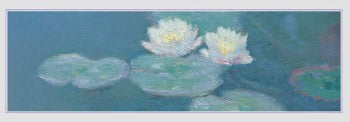 Claude Monet Nympheas Effet du Soir Art Print - Water Lilies Wall Decor 13.75 x 3