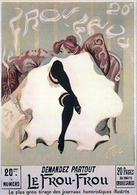 Le Frou-Frou, 1900 by Lucien-Henri Weiluc Wall Art Décor 16 1/2 x 11 1/2 Art Print