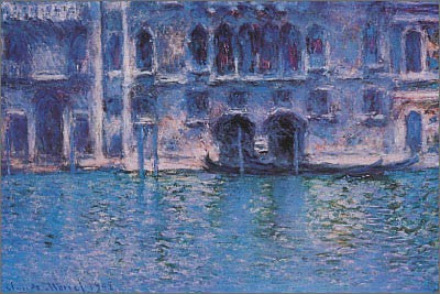 Venice, Palaza da Mula, 1908 by Claude Monet Wall Art Décor 24 x 36 Art Print
