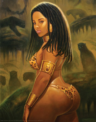 Warrior Queen by Sterling Brown Wall Art Décor 14 x 11 Art Print