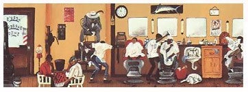 Spit Shine and Finger Weave by Annie Lee Wall Art Décor 9 ½ x 19 ¾ Art Print