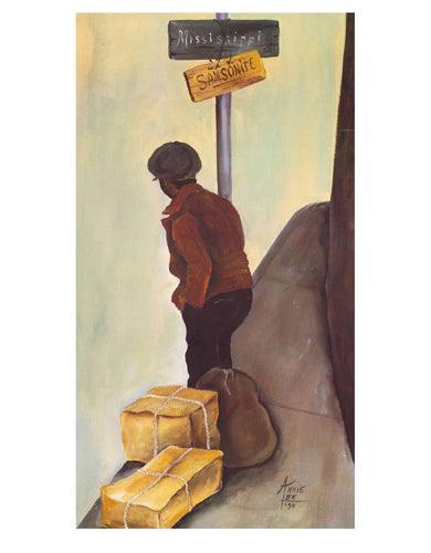 Mississippi Samsonite by Annie Lee Wall Art Décor 22 x 17 Art Print