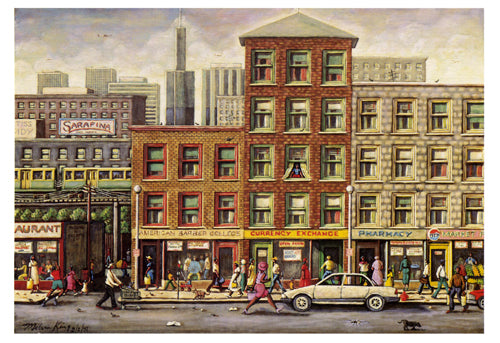 State Street notecard by Melvin King Wall Art Décor 5 ½ x 8 Art Print