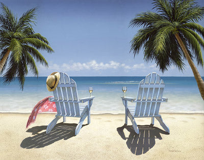 Cocktails for Two by Daniel Pollera Wall Art Décor 11 x 15 Art Print