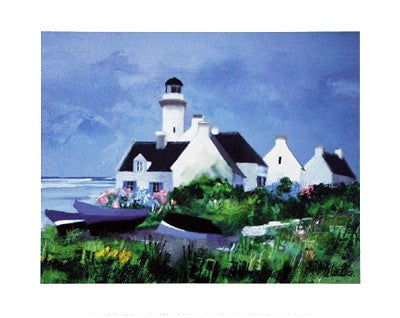 Le Phare by Marc LeCoultre Wall Art Décor 9 1/2 x 11 3/4 Art Print