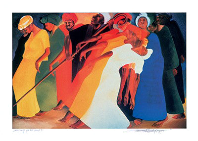Dancing for the Lord by Bernard Hoyes Wall Art Décor 22 3/8 x 31 1/2 Art Print