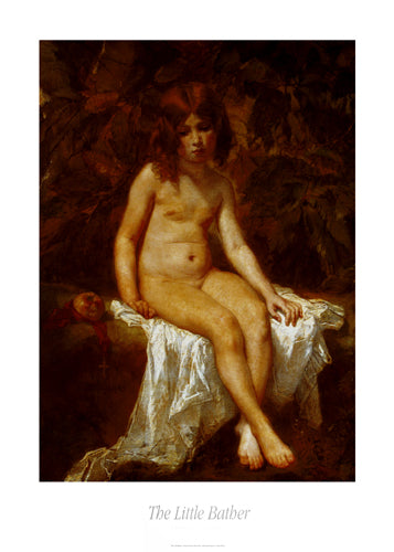 The Little Bather by Thomas Couture Wall Art Décor 27 ½ x 19 5/8 Art Print